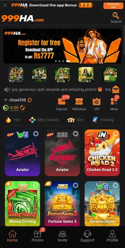 999HA Game. Dashboard image (2)