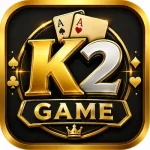 K2 Game logo in black and gold design