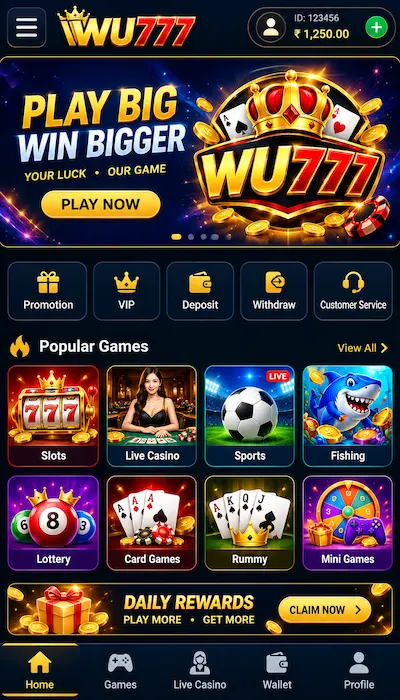 WU777 game Dashboard image